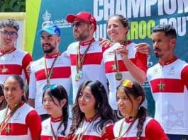 عادل العرباوي يتوج بطلاً للمغرب في سباق الدراجات على الطريق عادل العرباوي بطل المغرب في سباق الدراجات على الطريق