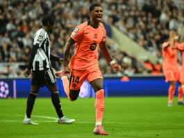 برشلونة يفتتح مشواره الأوروبي بفوز مثير على نيوكاستل في دوري الأبطال برشلونة يهزم نيوكاسل 2-1 في افتتاح دوري الأبطال 2025