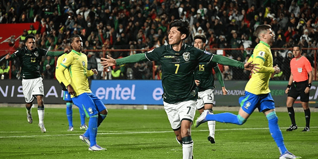 bolivie_bresil_25 بوليفيا تفوز على البرازيل وتبلغ الملحق في تصفيات مونديال 2026