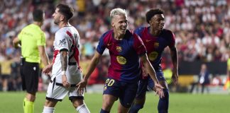 برشلونة يتعثر أمام رايو فاليكانو في الدوري الإسباني برشلونة يتعثر أمام رايو فاليكانو في الدوري الإسباني