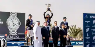 الرباط تُتوِّج أصغر فارسة في تاريخ جولة الأبطال العالمية للونجين أناستازيا نيلسن تفوز بجائزة الرباط في جولة لونجين 2025