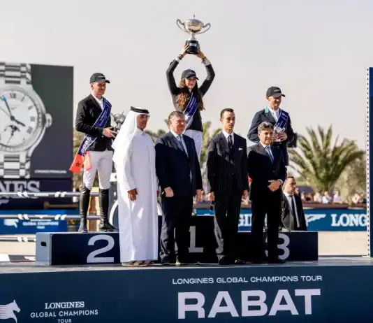الرباط تُتوِّج أصغر فارسة في تاريخ جولة الأبطال العالمية للونجين أناستازيا نيلسن تفوز بجائزة الرباط في جولة لونجين 2025