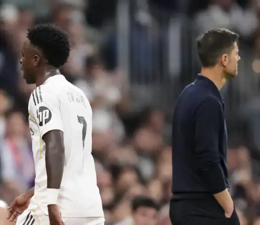 ريال مدريد يرفض بيع فينيسيوس رغم انفجار الاستبدال في الكلاسيكو ريال مدريد يرفض بيع فينيسيوس رغم غضبه في الكلاسيكو