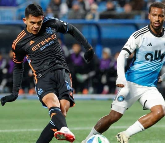 نيويورك سيتي يخطف فوزًا دراماتيكيًا على شارلوت في الـ16 من MLS نيويورك سيتي يفوز 1-0 على شارلوت في الـ16 من MLS