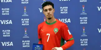 عثمان معما يحصد جائزة رجل المباراة للمرة الثانية توالياً في مونديال الشباب عثمان معما يفوز بجائزة رجل المباراة أمام فرنسا في مونديال U20