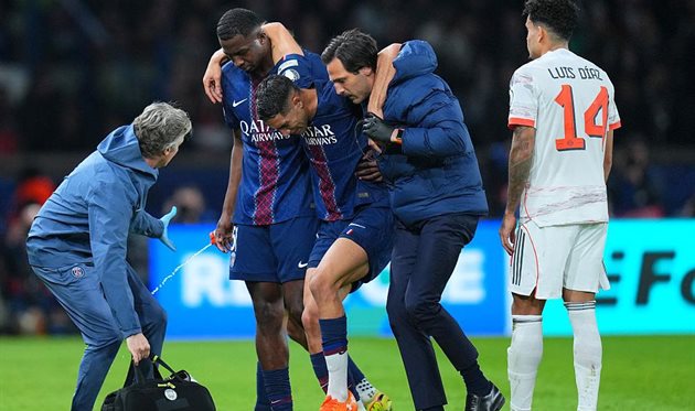 566770 حكيمي وديمبيلي يصابان في خسارة PSG أمام بايرن: إصابات خطيرة تهدد الموسم