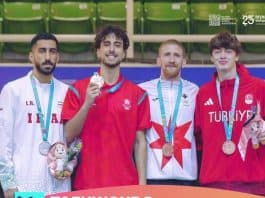 التايكواندو يزيد رصيد المغرب الذهبي في ألعاب التضامن الإسلامي: زرهوتي يتألق بالذهبية التايكواندو يرفع حصيلة المغرب الذهبية في ألعاب التضامن الإسلامي: زرهوتي وبوشتي يلمعان