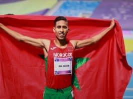 صلاح الدين بن يزيد يتوج بذهبية 3000 م موانع ويرفع رصيد المغرب إلى 16 ميدالية في ألعاب التضامن الإسلامي صلاح الدين بن يزيد يحرز ذهبية 3000 م موانع والمغرب يصل 16 ميدالية في ألعاب التضامن الإسلامي