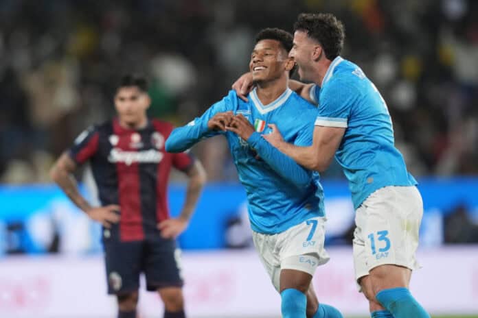Napoli Vs Bologna - Finale EA Sports FC Supercup 2025 نابولي يفوز بكأس السوبر الإيطالي!
