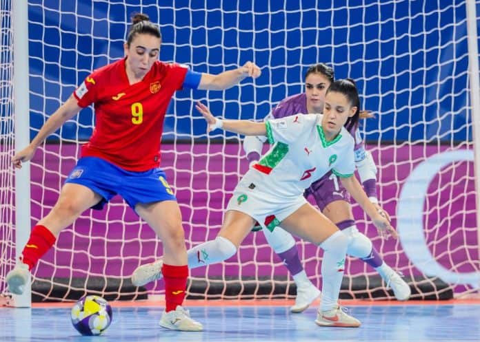 إسبانيا تسحق المغرب 1-6 في ربع نهائي مونديال الفوتسال النسوي