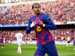 لامين يامال يتوج بجائزة أفضل لاعب في الدوري الإسباني لشهر نوفمبر لامين يامال أفضل لاعب نوفمبر بالليغا