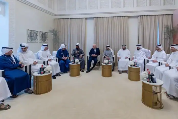 infantino-world-sports-summit-Dubai لقاء حمدان وإنفانتينو في قمة الرياضة بدبي!