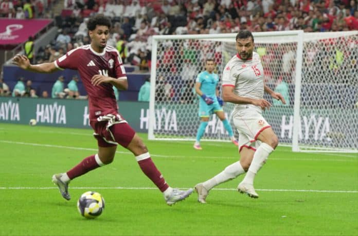 tunisia-wins-qatar-group-a-fifa-arab-cup-qatar-2025 صدمة كأس العرب: قطر وتونس خارج.. سوريا وفلسطين يتأهلان