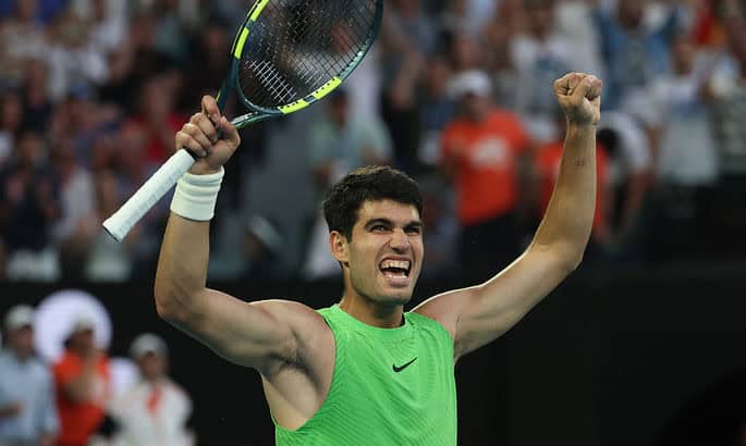 2026 Australian Open - Day 13 ألكاراس يهزم زفيريف في 5 ساعات و26 دقيقة ويبلغ نهائي أستراليا
