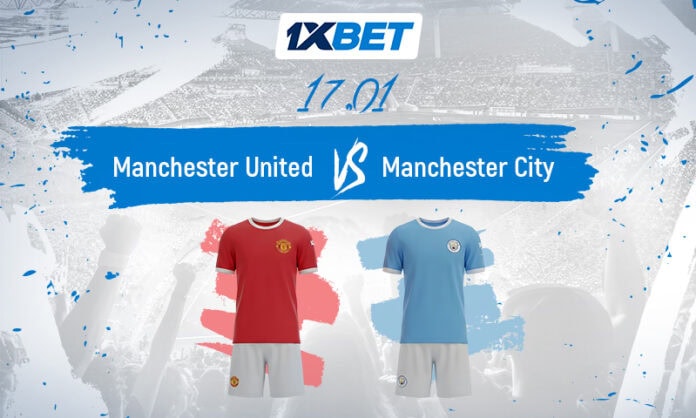 EPL 17.01 - FR Manchester United contre City | Le sommet de la 22e journée avec 1xBet