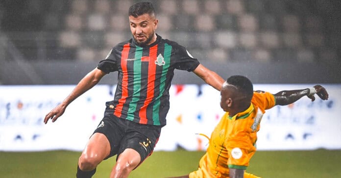 far-rabat-vs-young-africans الجيش الملكي يفوز على يانغ أفريكانز ويقترب من ربع النهائي