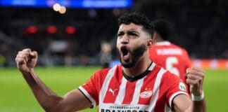 صيباري يُسجل ويُصاب.. أيندهوفن يُسقط فاينورد بثلاثية ويُعزز صدارته في الدوري الهولندي صيباري يسجل ويصاب.. أيندهوفن يسحق فاينورد 3-0 ويُعزز الصدارة