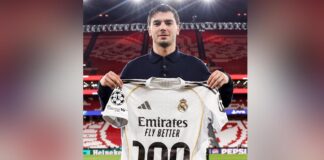 إبراهيم دياز يصل إلى 100 انتصار مع ريال مدريد.. إنجاز يعكس تألقه المستمر إبراهيم دياز يحقق 100 فوز مع ريال مدريد