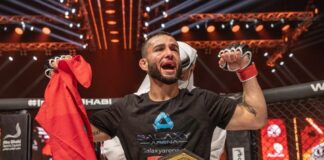 إكزافيير علاوي يحافظ على لقبه في «محاربي الإمارات» ويؤكد هيمنته علاوي يحافظ على لقب محاربي الإمارات