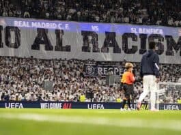 ريال مدريد يُغرّم 15 ألف يورو بسبب إيماءة نازية من مشجع خلال مباراة بنفيكا ريال مدريد يُغرّم 15 ألف يورو بسبب مشجع نازي