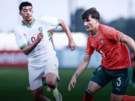 منتخب المغرب U18 يخسر أمام البرتغال في الدوري الدولي المغرب U18 يخسر أمام البرتغال في الدوري الدولي