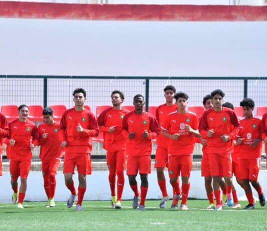 أشبال الأطلس يواصلون التحضير لمواجهة ليبيا بعد حسم التأهل القاري المغرب يواصل التحضير لمواجهة ليبيا في بطولة شمال إفريقيا