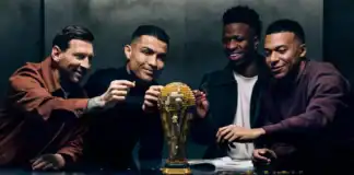 ميسي ورونالدو ومبابي وفينيسيوس في إعلان مذهل لكأس العالم 2026 ميسي ورونالدو في إعلان ليغو لكأس العالم 2026