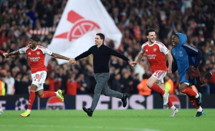 أرسنال يقترب من لقب الدوري الإنجليزي