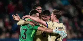 برشلونة يقترب من التتويج.. ضربة ليفاندوفسكي تكسر صمود أوساسونا برشلونة يقترب من التتويج.. ضربة ليفاندوفسكي تكسر صمود أوساسونا