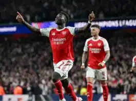 أرسنال يحجز بطاقة نهائي دوري أبطال أوروبا بهدف ساكا أمام أتلتيكو أرسنال إلى نهائي دوري الأبطال بهدف ساكا