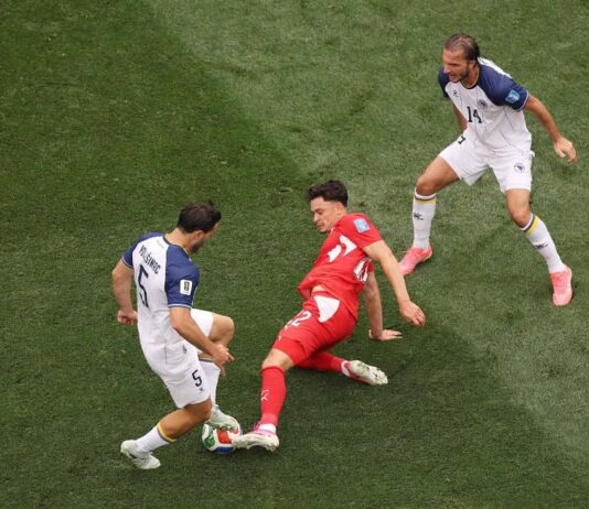سويسرا تكتسح البوسنة وتقترب من دور الـ32 سويسرا تكتسح البوسنة في كأس العالم 2026