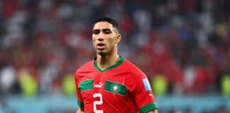 حكيمي يقود طموحات المغرب في المونديال رغم الضغوط خارج الملعب حكيمي يقود طموحات المغرب في كأس العالم