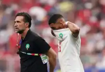 إصابة صيباري تقلق المغرب قبل مواجهة فرنسا في ربع نهائي المونديال صيباري يترقب حسم مشاركته أمام فرنسا