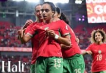 لبؤات الأطلس يفتتحن مشوارهن بفوز عريض على كينيا لبؤات الأطلس يفتتحن البطولة برباعية أمام كينيا