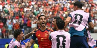 إسبانيا تعبر بلجيكا بصعوبة وتواجه فرنسا في نصف نهائي كأس العالم إسبانيا تقصي بلجيكا وتواجه فرنسا في نصف النهائي