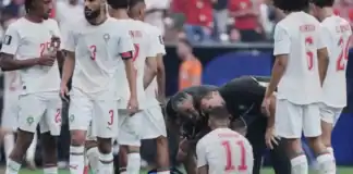 الصيباري يسابق الزمن للحاق بقمة المغرب وفرنسا في ربع نهائي المونديال الصيباري يسابق الزمن قبل مواجهة فرنسا