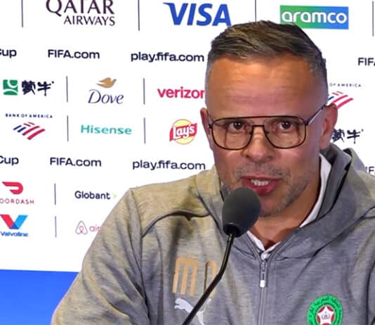 وهبي قبل مواجهة فرنسا: المغرب سيبقى وفياً لهويته وطموحنا الذهاب بعيداً وهبي يؤكد جاهزية المغرب لمواجهة فرنسا