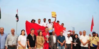 المغرب يتوج بلقب البطولة العربية للكرة الطائرة الشاطئية المغرب يتوج بالبطولة العربية للطائرة الشاطئية
