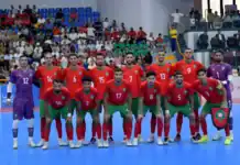 المغرب يجدد تفوقه على السعودية بسداسية في ودية الفوتسال المغرب يهزم السعودية 6-3 في ودية الفوتسال بأكادير