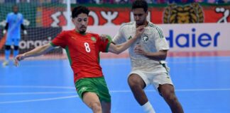 المغرب يهزم السعودية وديا بثلاثية استعدادا لكأس إفريقيا للفوتسال المغرب يهزم السعودية 3-1 وديا في أكادير