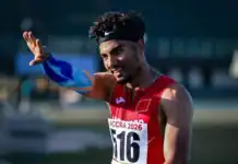 Le Marocain Yassine Hussein remporte la médaille d’or du 100 mètres aux Jeux méditerranéens ياسين حسين يهدي المغرب ذهبية 100 متر في ألعاب المتوسط