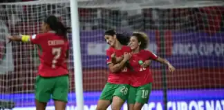 لبؤات الأطلس يستأنفن التحضيرات لمواجهة الجزائر على المركز الثالث المغرب يستعد لمواجهة الجزائر على برونزية كأس إفريقيا