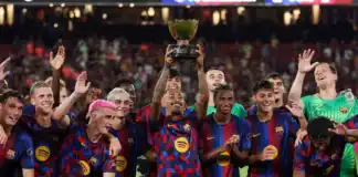 برشلونة يتوج بكأس جوان غامبر بعد الفوز على الأهلي المصري برشلونة يهزم الأهلي المصري ويتوج بكأس جوان غامبر