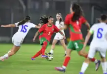 المنتخب المغربي النسوي لأقل من 17 سنة يكتسح كوسوفو برباعية في ألعاب المتوسط المغرب يهزم كوسوفو برباعية في ألعاب المتوسط للسيدات