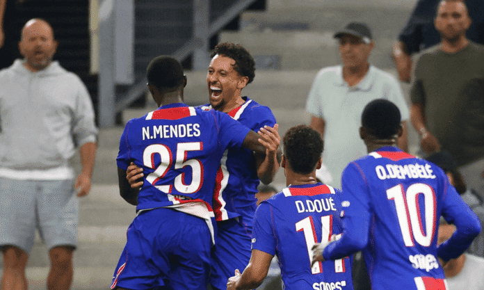 باريس سان جرمان يحسم الكلاسيكو أمام مارسيليا 2-1