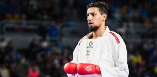 مهدي سريتي يهدي المغرب ذهبية جديدة في الكاراتيه بألعاب المتوسط مهدي سريتي يتوج بذهبية الكاراتيه في ألعاب المتوسط