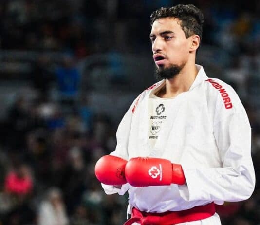 مهدي سريتي يهدي المغرب ذهبية جديدة في الكاراتيه بألعاب المتوسط مهدي سريتي يتوج بذهبية الكاراتيه في ألعاب المتوسط