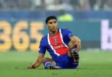 Achraf Hakimi reprend l’entraînement individuel après sa blessure contre Brest حكيمي يستأنف التداريب الفردية بعد إصابته أمام بريست
