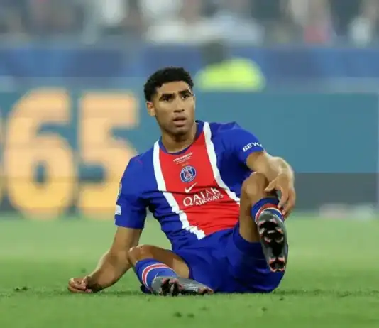 أشرف حكيمي يعود إلى التداريب الفردية بعد إصابته أمام بريست حكيمي يستأنف التداريب الفردية بعد إصابته أمام بريست