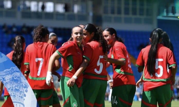 Screenshot المغرب يحرز برونزية كرة القدم النسوية في ألعاب المتوسط